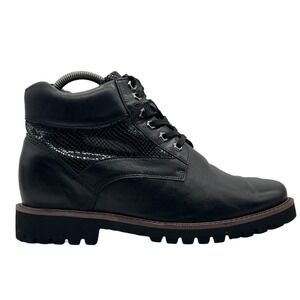 CMR‎ Chamaripa Boots Men Size 10.5 Height Increase Black 9cm Elevator Shoes